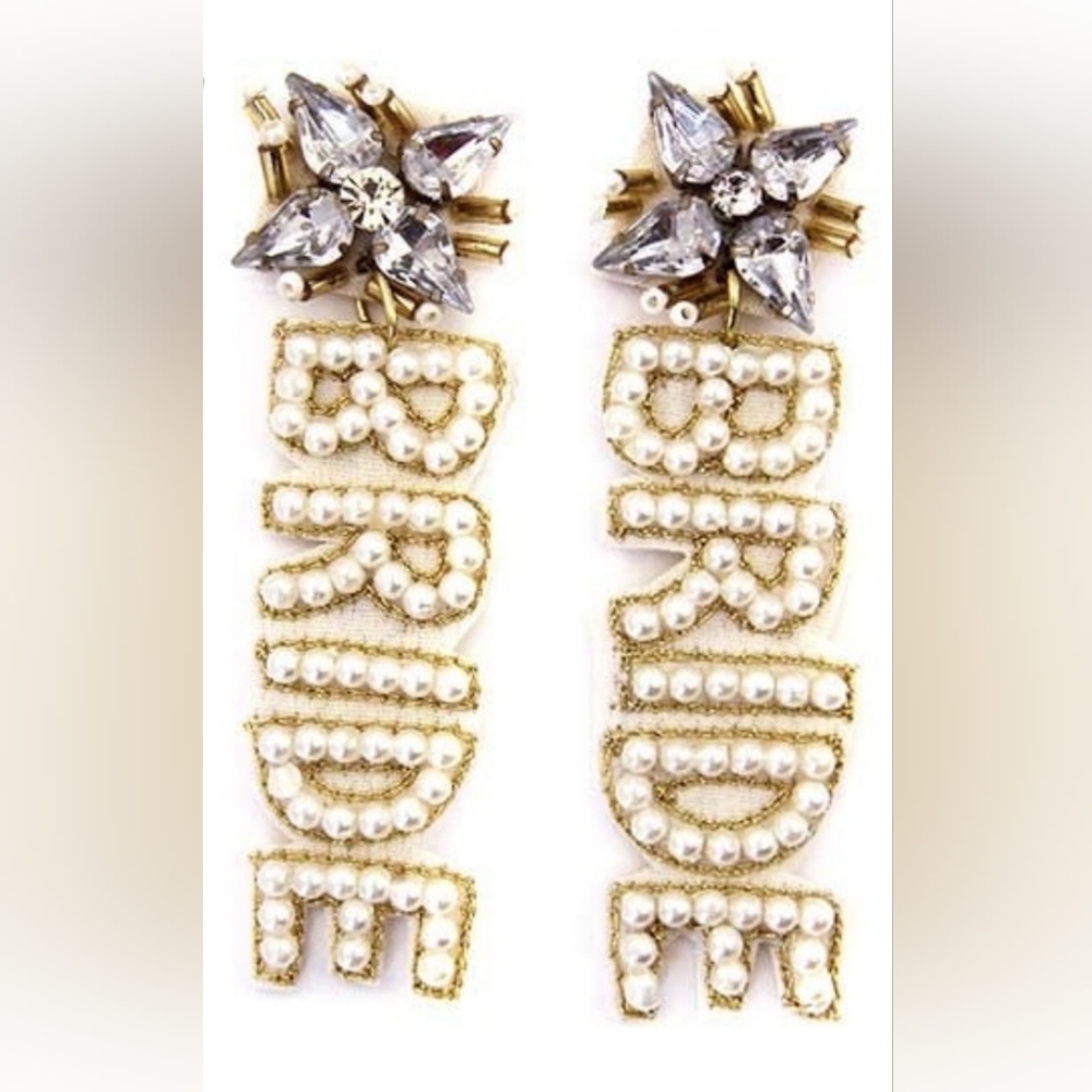 SOLD- Bride Earrings